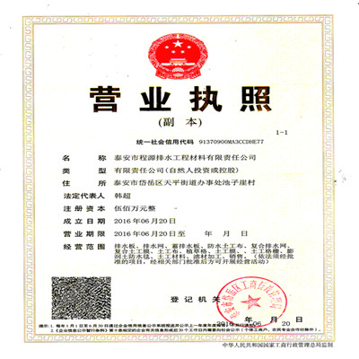 泰安市程源排水工程材料有限責任公司