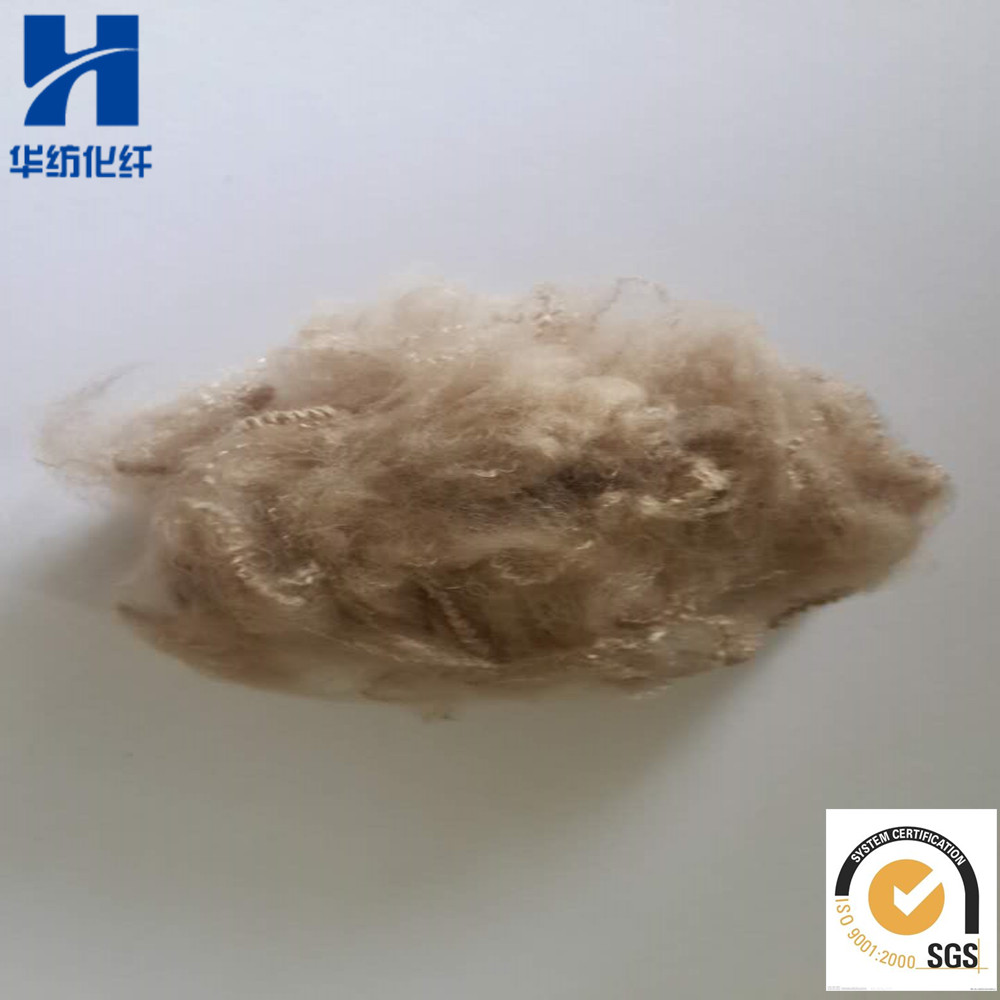 淺灰色滌綸短纖