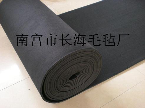 玻璃切割台麵毛氈，黑色毛氈，毛氈切割墊