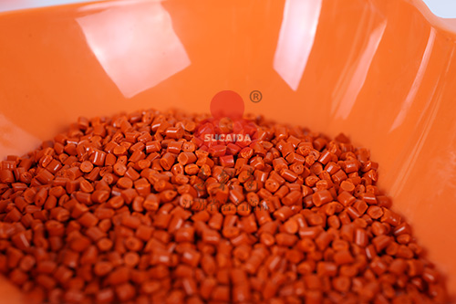 E2017電桔色母粒