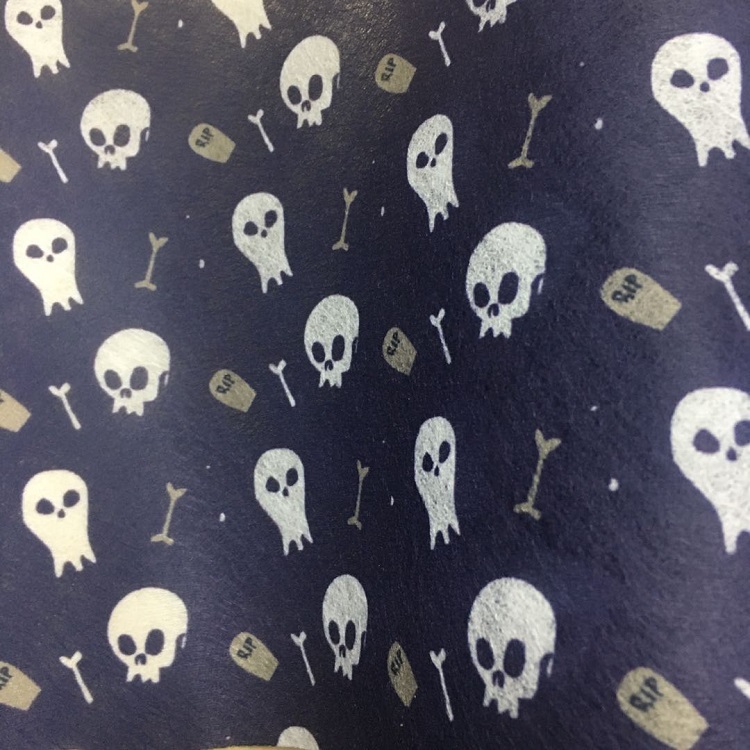 廠家直銷萬聖節聖誕節係列水刺無紡布