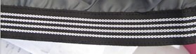 采購2.5cm寬黑白相間鬆緊帶 5000