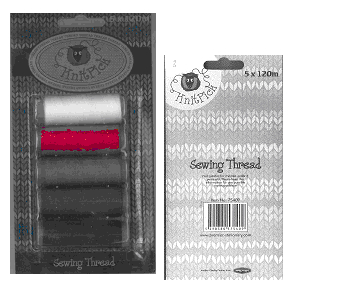 滌綸縫紉線 5X120mtr 