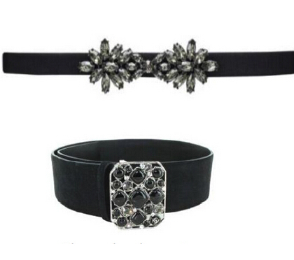 鑲鑽鬆緊腰帶  