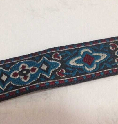 高精密緯紗提花帶民族風織帶2cm