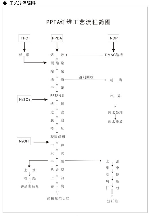 PPTA纖維中試工程項目技術及設備