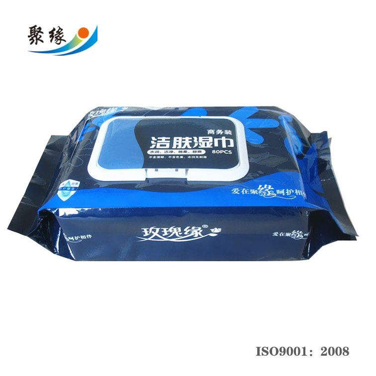 玫瑰緣濕巾商務80片蓋