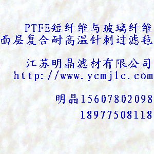 PTFE短纖維與玻璃纖維麵層複合耐高溫針