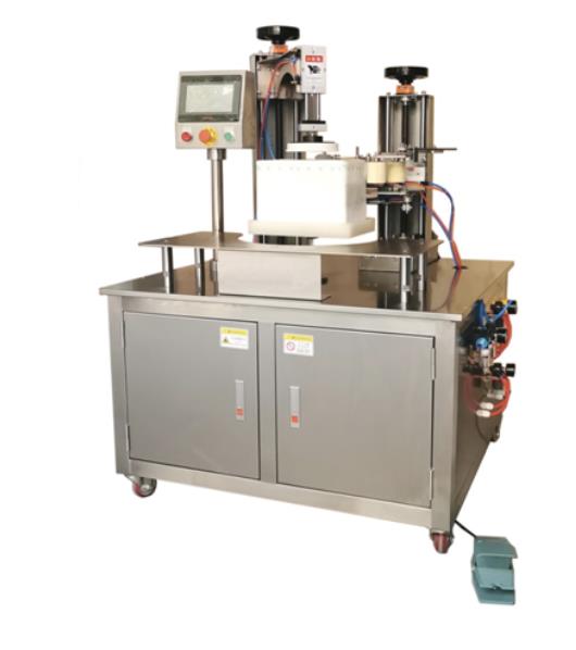 自動泡沫箱封箱機-冷凍食品泡沫箱封箱機