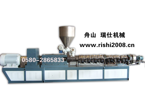 同向錐形雙螺杆軟質PVC(電纜料)造粒機
