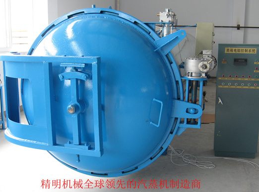 精明機械丙綸絲熱定型機，蒸紗機，鍋爐