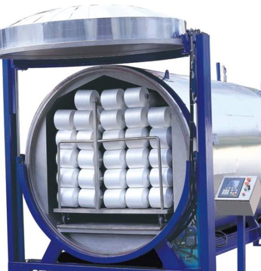 精明機械不鏽鋼棉紗回潮機，蒸紗機，鍋爐