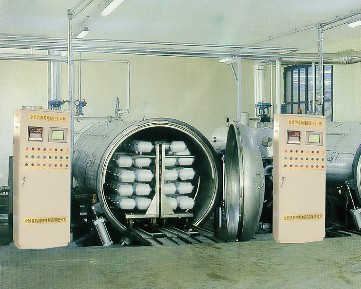 精明機械滌綸蒸絲機，蒸紗機，鍋爐，定型蒸