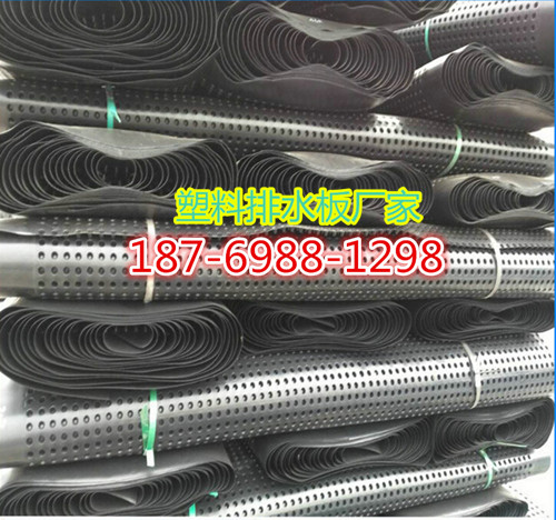 連雲港新聞》地下室防穿刺阻根層=28厚鏤空排水板