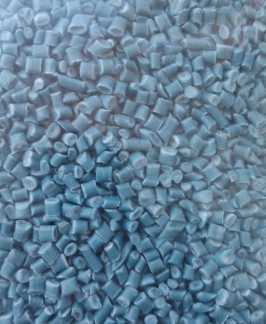 供應聚丙烯再生料PP藍色注塑，拉絲