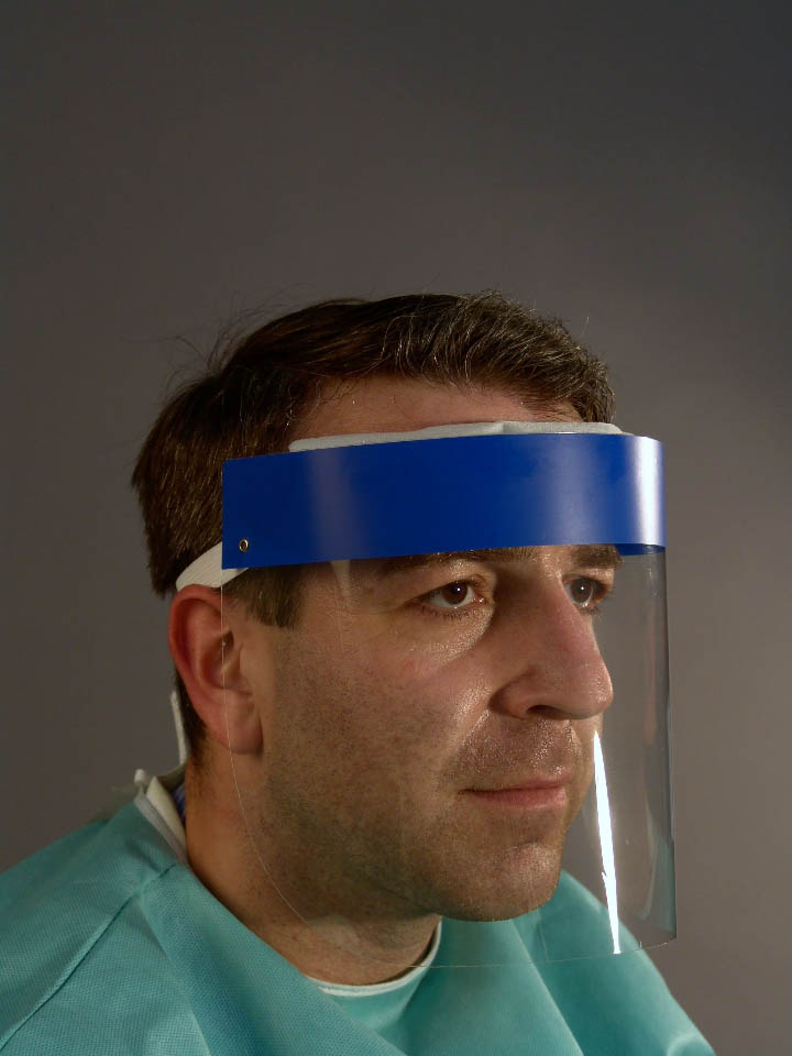 新型醫用牙科手術室專用高透明防霧麵罩