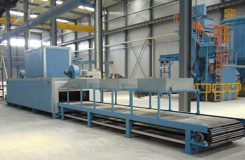 通過式砂芯烘幹爐