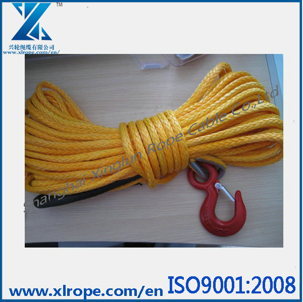 12股高分子絞盤繩黃色