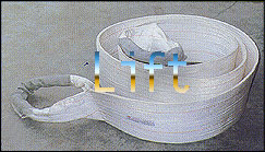 出口鋼管專用吊裝帶|鋼管吊帶|一次性吊帶