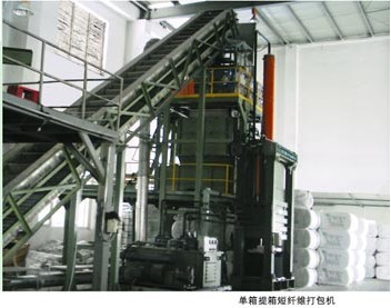 單箱提箱短纖打包機