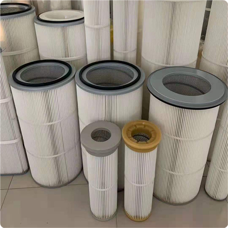 供應 鑽機除粉塵濾芯 防塵濾芯 聚酯纖維無紡布除塵濾筒 除塵