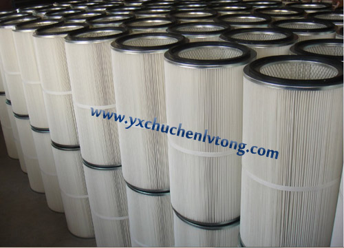 脈衝褶式粉塵濾筒除塵濾芯