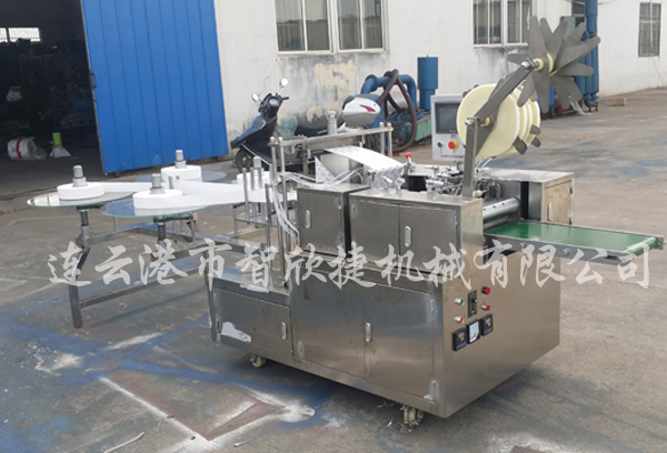 六列四邊封枕式包裝機，眼鏡清潔片包裝機,智欣捷廠家直銷